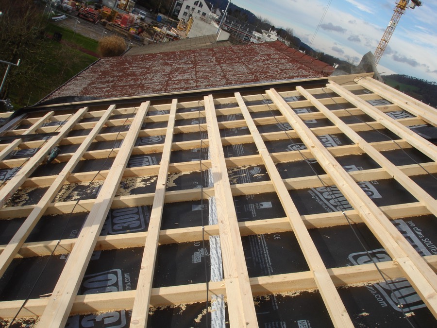 Lattung für die Photovoltaik-Montage