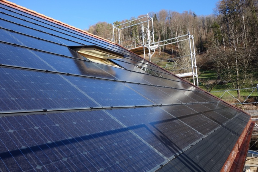 Photovoltaik-Module mit Dachfenstern